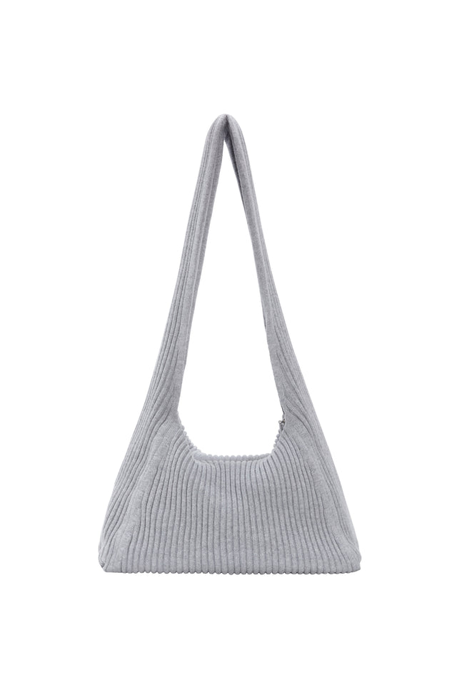 Blu Ribbed Crossbody Bag